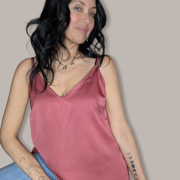 A New Day Tops - A New Day Rose Camisole - Medium